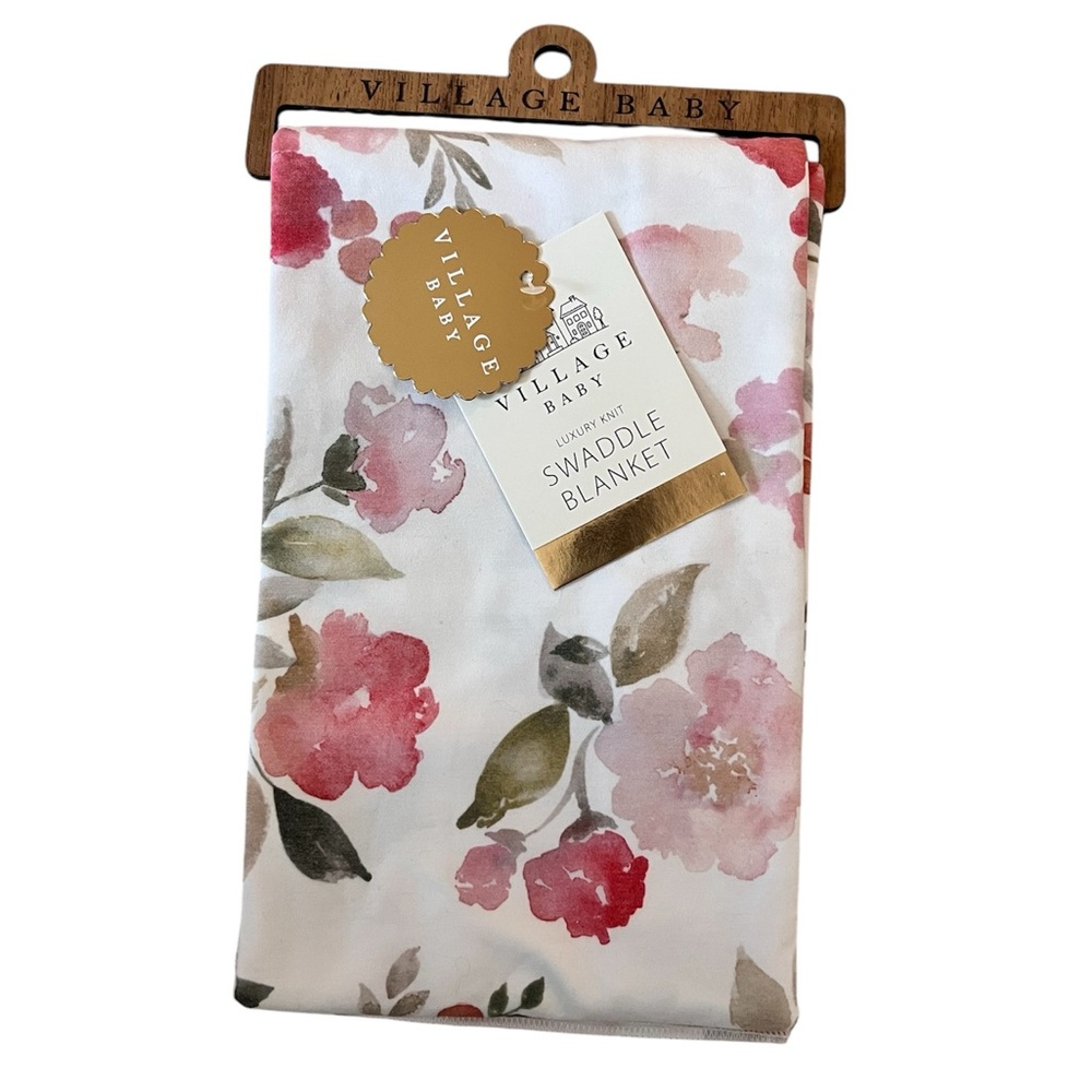 Village Baby Floral Swaddle Blanket